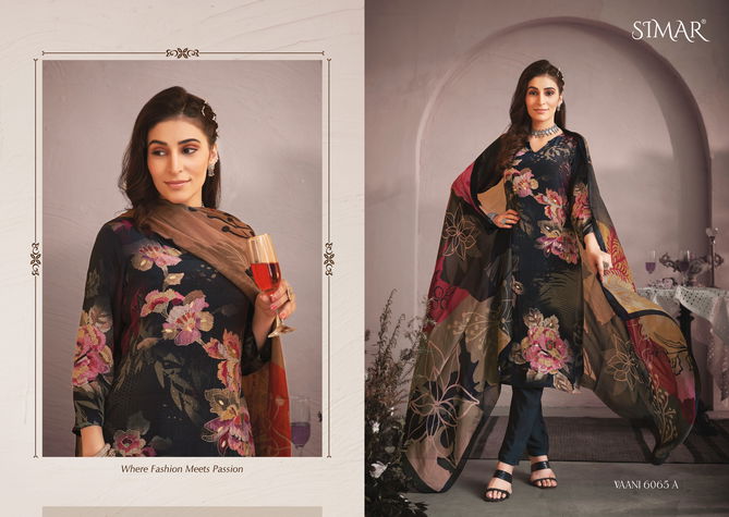 Vaani By Glossy Crape Printed Dress Material Wholesale Price In Surat 